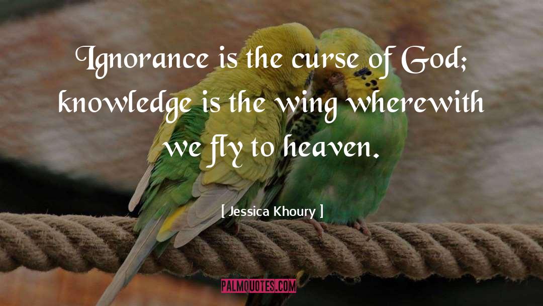 Jessica Khoury Quotes: Ignorance is the curse of