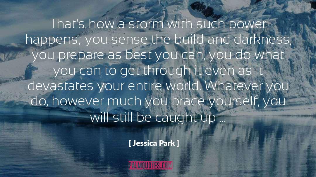 Jessica Park Quotes: That's how a storm with