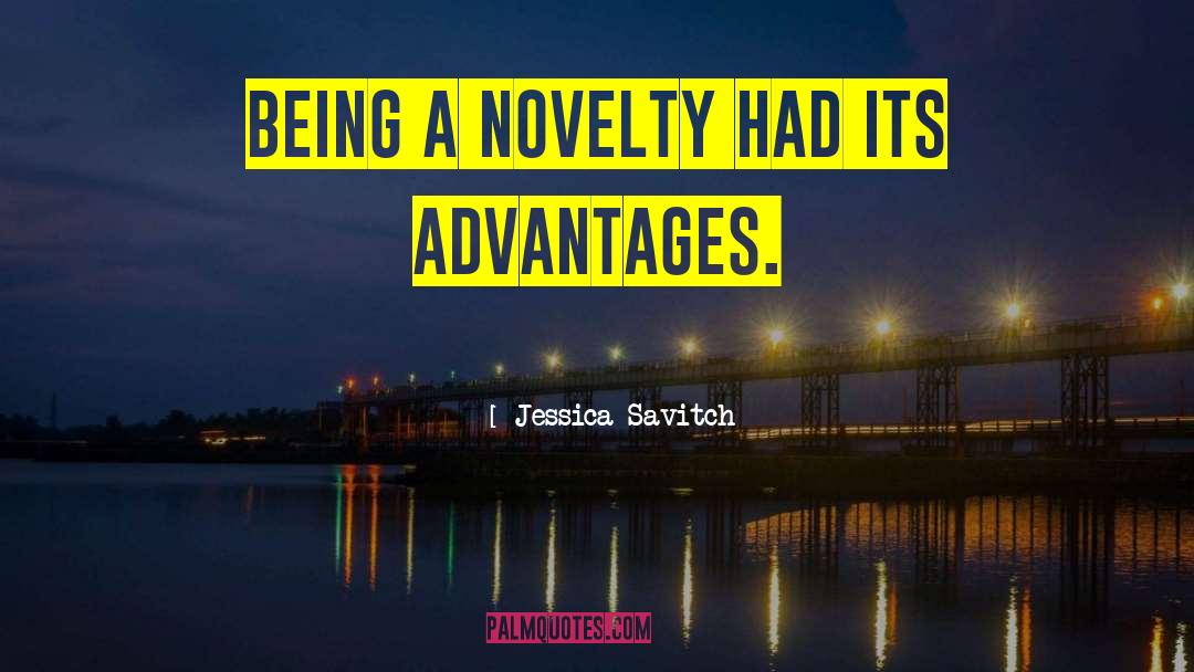 Jessica Savitch Quotes: Being a novelty had its