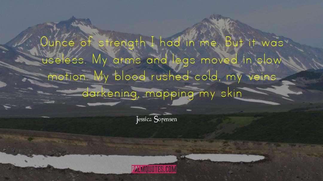 Jessica Sorensen Quotes: Ounce of strength I had