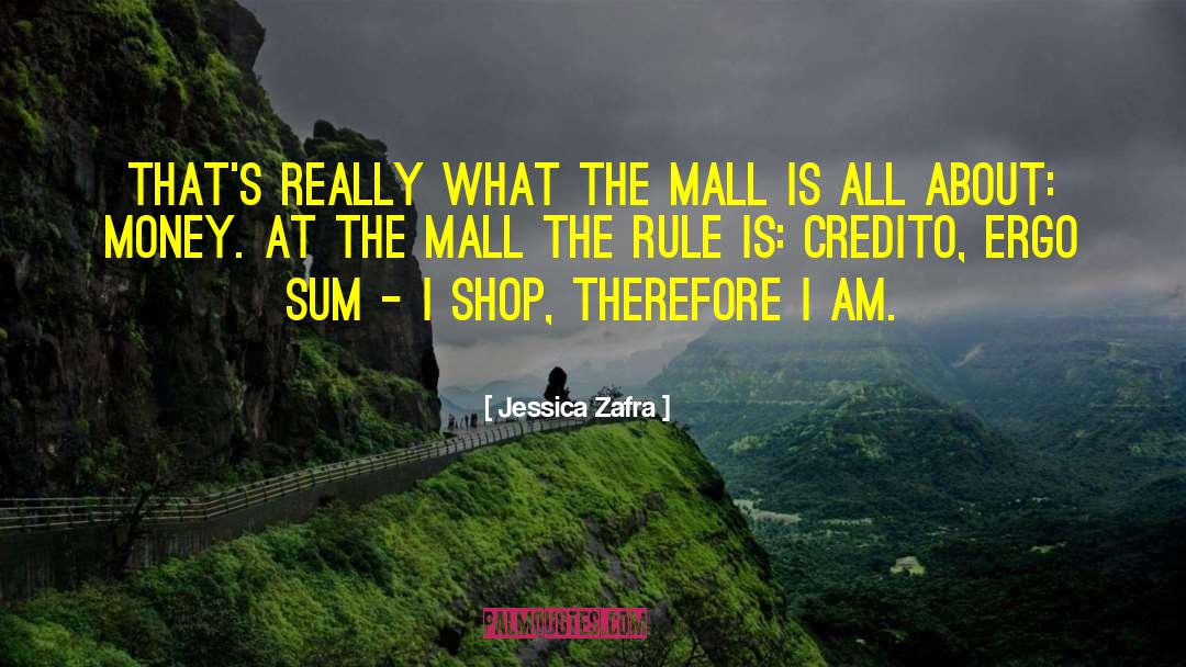 Jessica Zafra Quotes: That's really what the mall