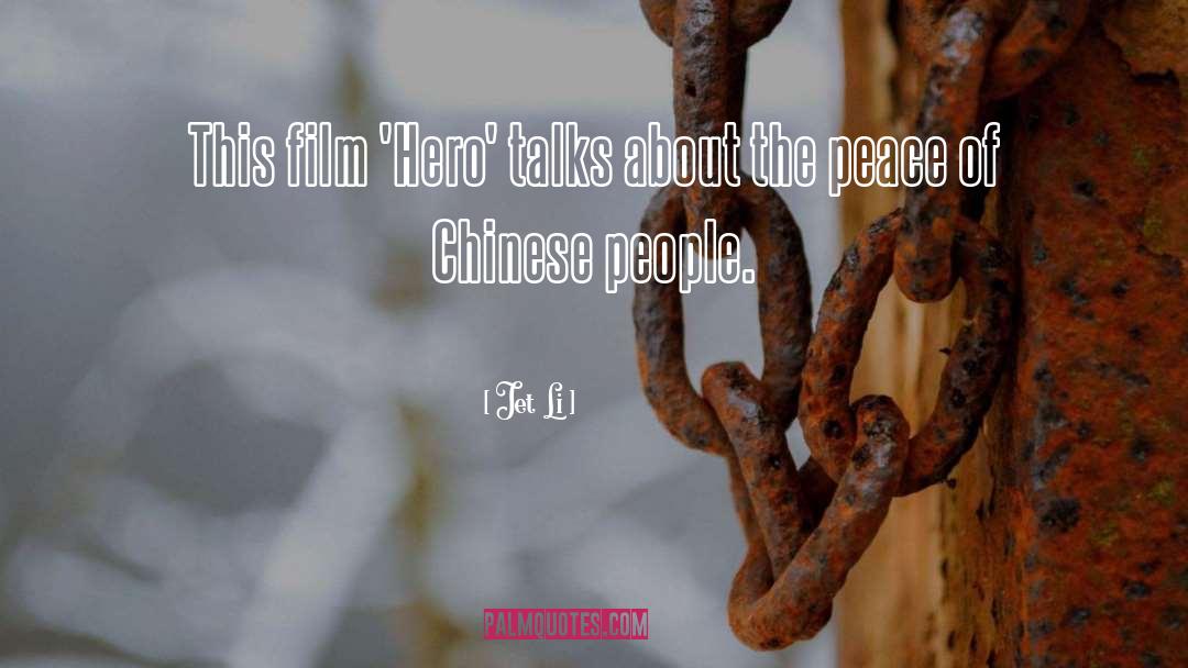 Jet Li Quotes: This film 'Hero' talks about