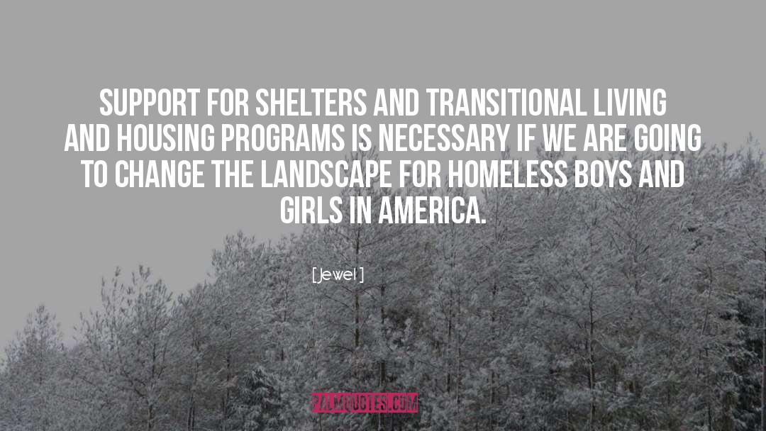 Jewel Quotes: Support for shelters and transitional