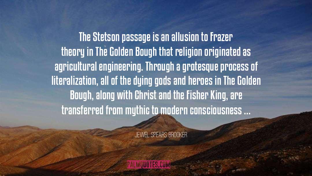 Jewel Spears Brooker Quotes: The Stetson passage is an