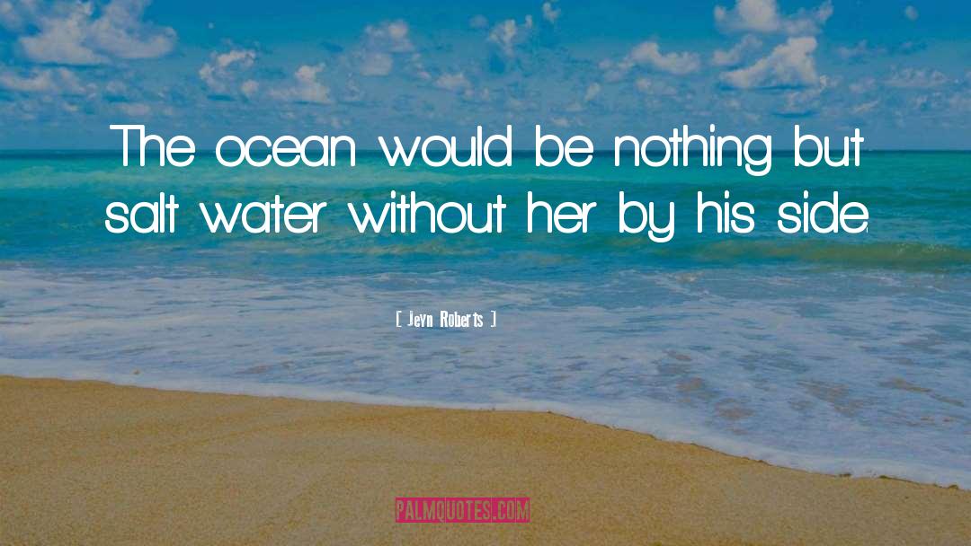 Jeyn Roberts Quotes: The ocean would be nothing