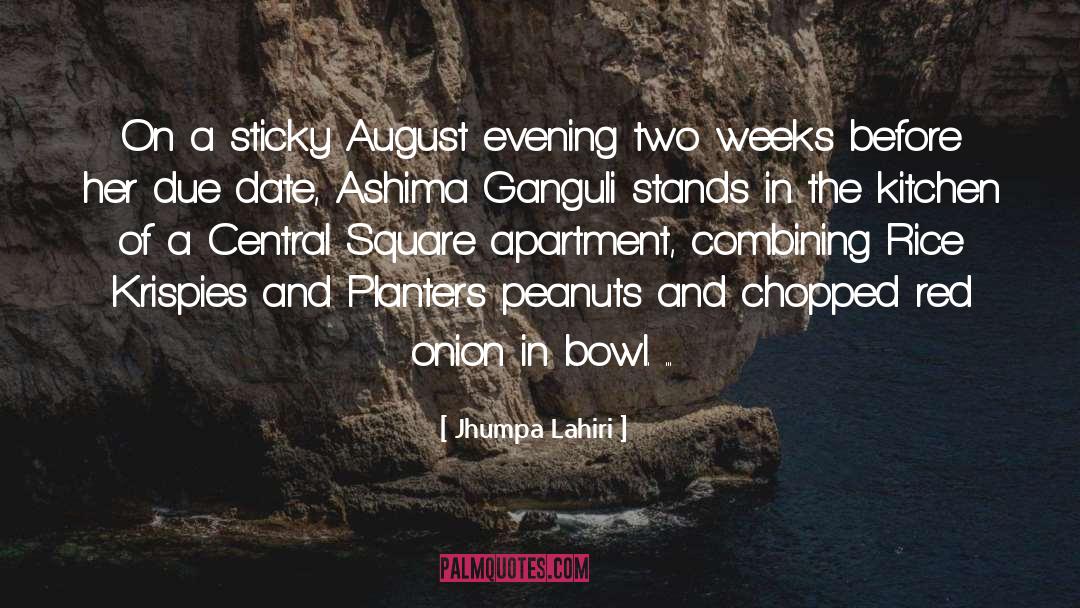 Jhumpa Lahiri Quotes: On a sticky August evening