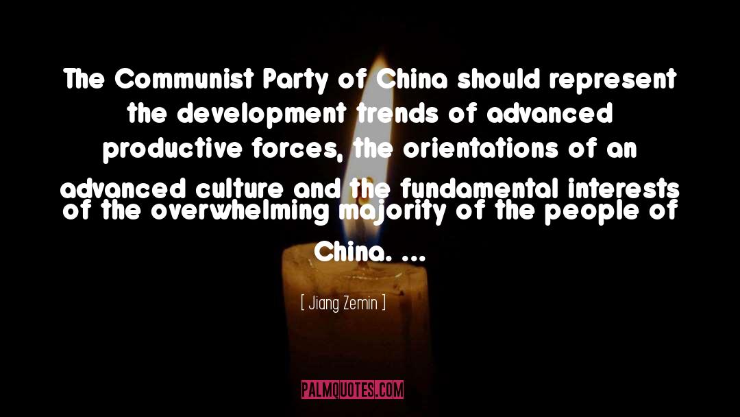 Jiang Zemin Quotes: The Communist Party of China