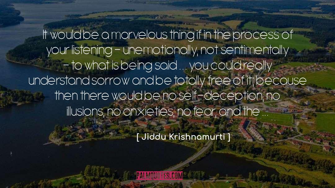 Jiddu Krishnamurti Quotes: It would be a marvelous