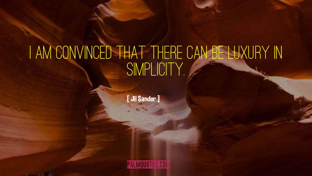 Jil Sander Quotes: I am convinced that there
