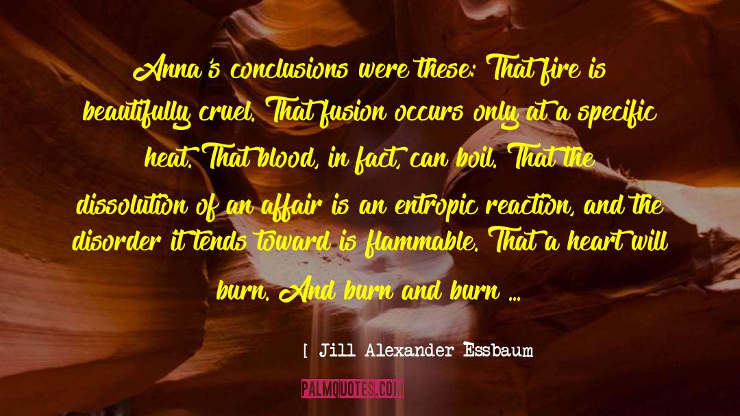 Jill Alexander Essbaum Quotes: Anna's conclusions were these: That