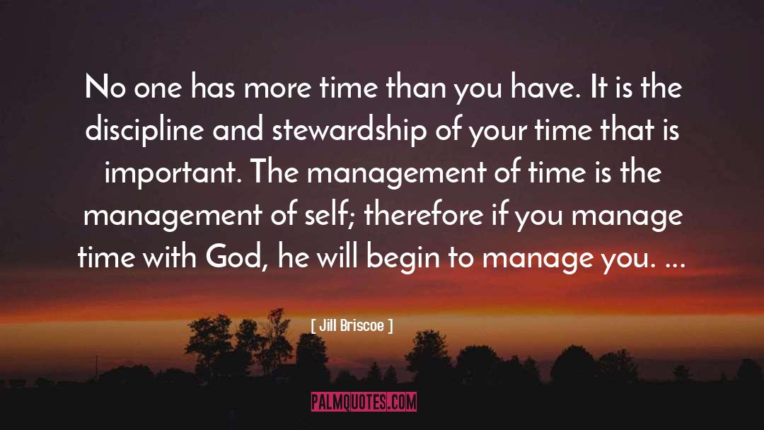 Jill Briscoe Quotes: No one has more time