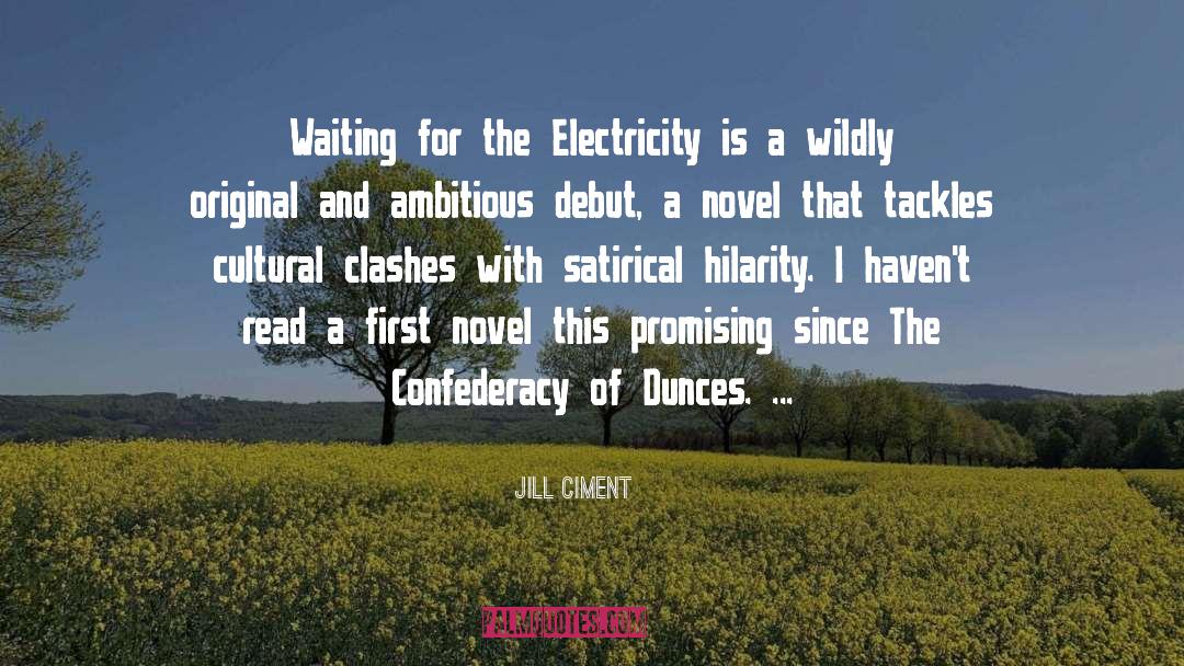 Jill Ciment Quotes: Waiting for the Electricity is