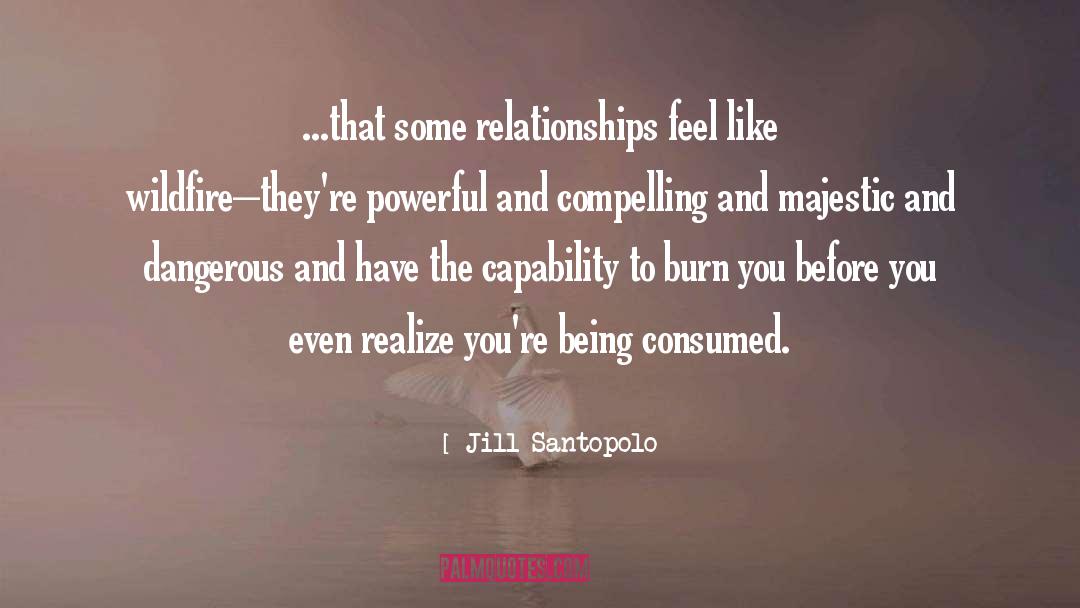 Jill Santopolo Quotes: ...that some relationships feel like