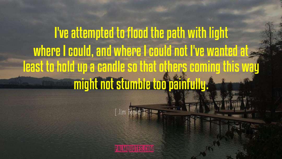 Jim Beaver Quotes: I've attempted to flood the