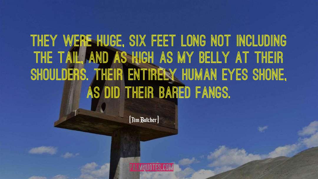 Jim Butcher Quotes: They were huge, six feet