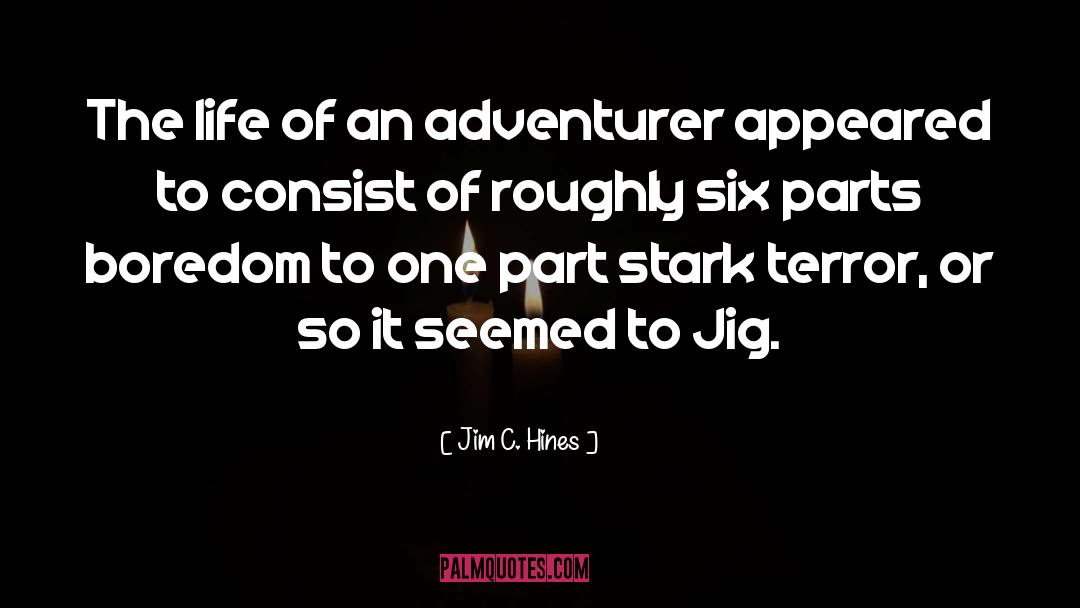 Jim C. Hines Quotes: The life of an adventurer