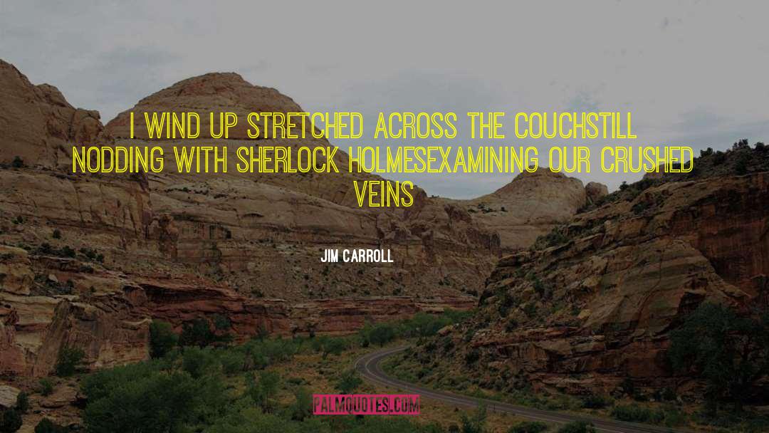 Jim Carroll Quotes: I wind up stretched across