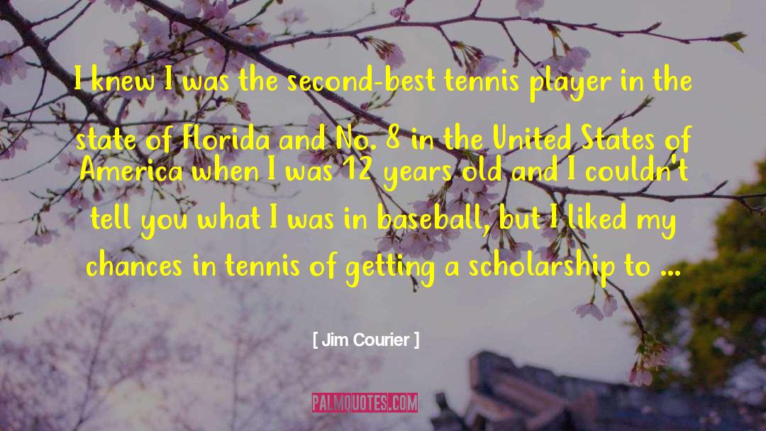 Jim Courier Quotes: I knew I was the