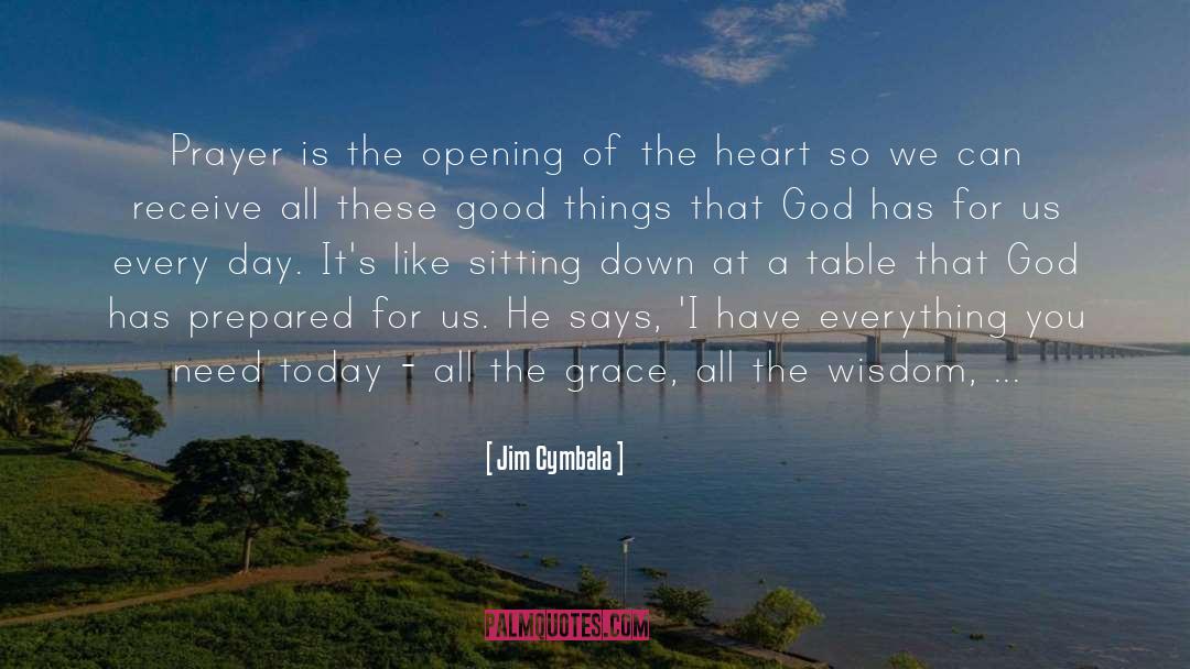 Jim Cymbala Quotes: Prayer is the opening of