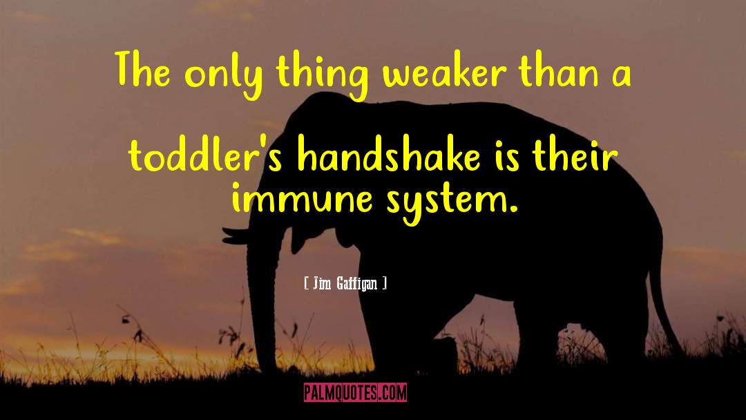 Jim Gaffigan Quotes: The only thing weaker than