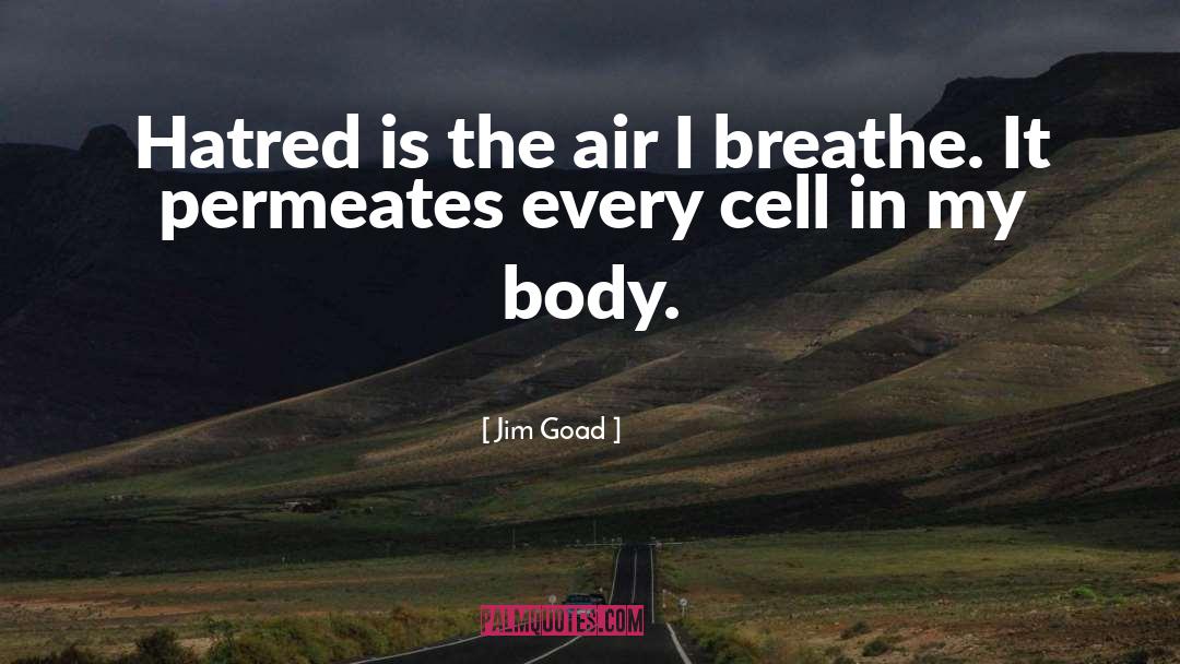 Jim Goad Quotes: Hatred is the air I