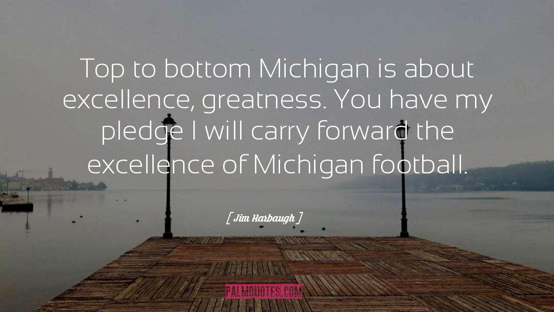 Jim Harbaugh Quotes: Top to bottom Michigan is