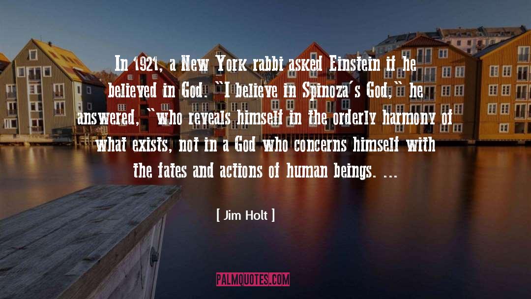 Jim Holt Quotes: In 1921, a New York