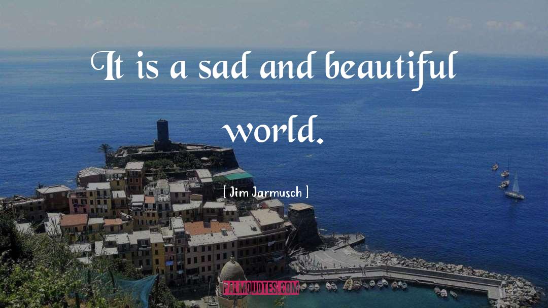 Jim Jarmusch Quotes: It is a sad and