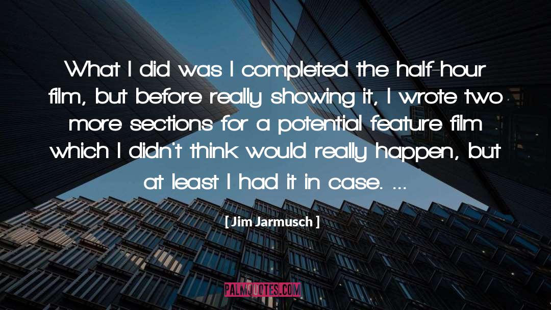 Jim Jarmusch Quotes: What I did was I