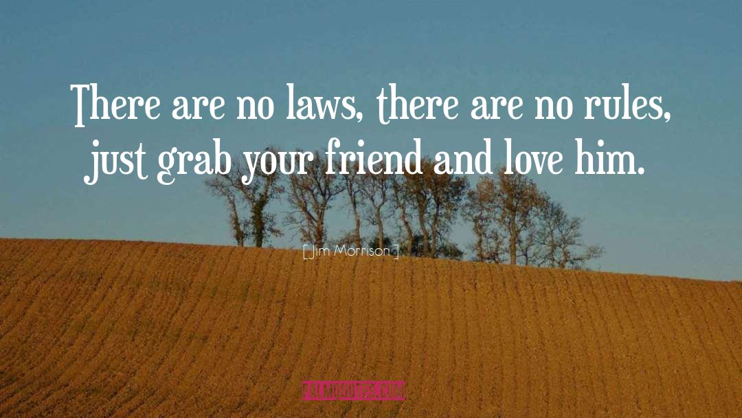 Jim Morrison Quotes: There are no laws, there