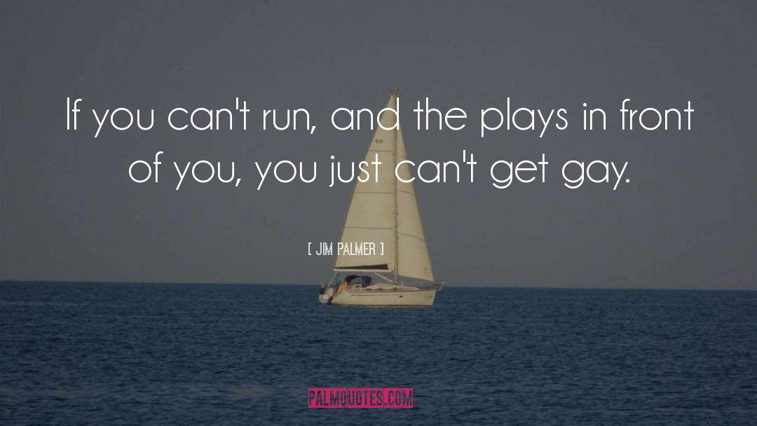 Jim   Palmer Quotes: If you can't run, and