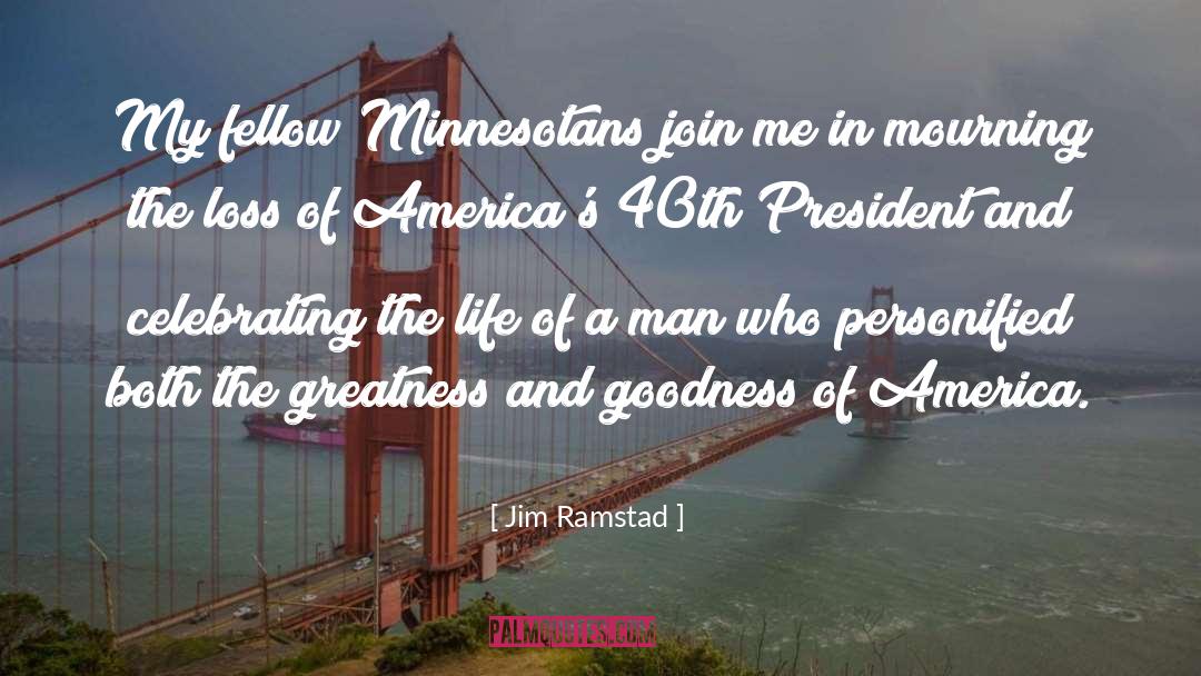 Jim Ramstad Quotes: My fellow Minnesotans join me