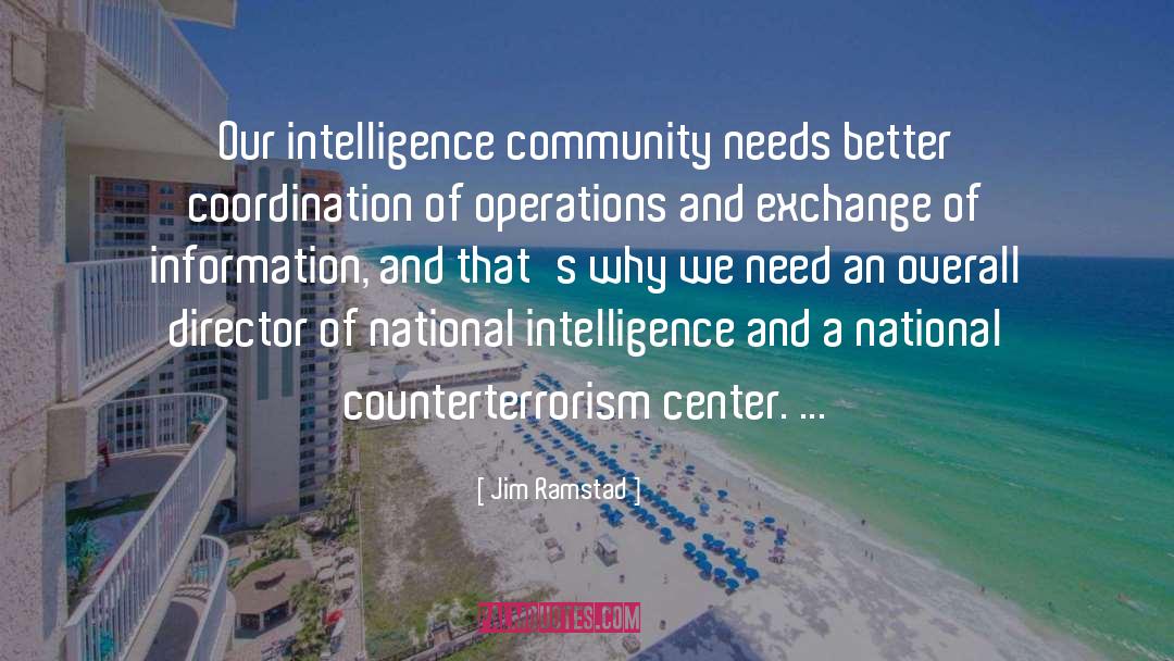 Jim Ramstad Quotes: Our intelligence community needs better