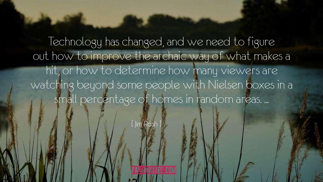 Jim Rash Quotes: Technology has changed, and we