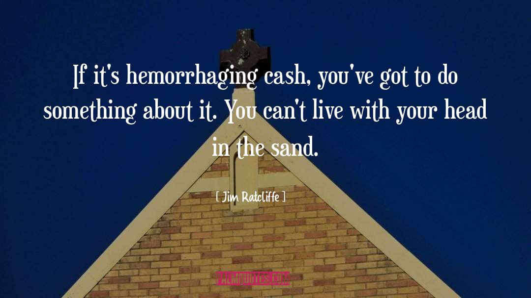 Jim Ratcliffe Quotes: If it's hemorrhaging cash, you've