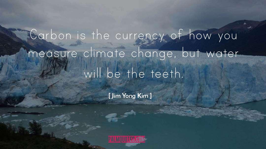 Jim Yong Kim Quotes: Carbon is the currency of