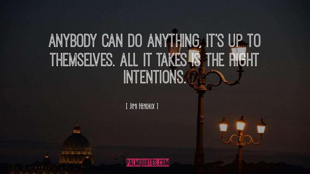 Jimi Hendrix Quotes: Anybody can do anything, it's