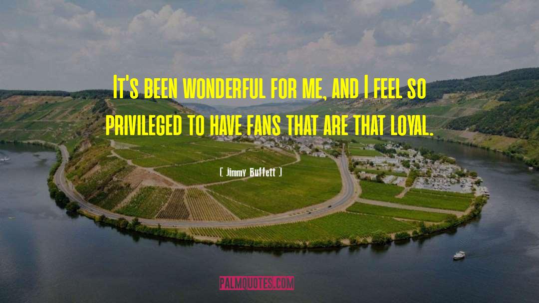 Jimmy Buffett Quotes: It's been wonderful for me,