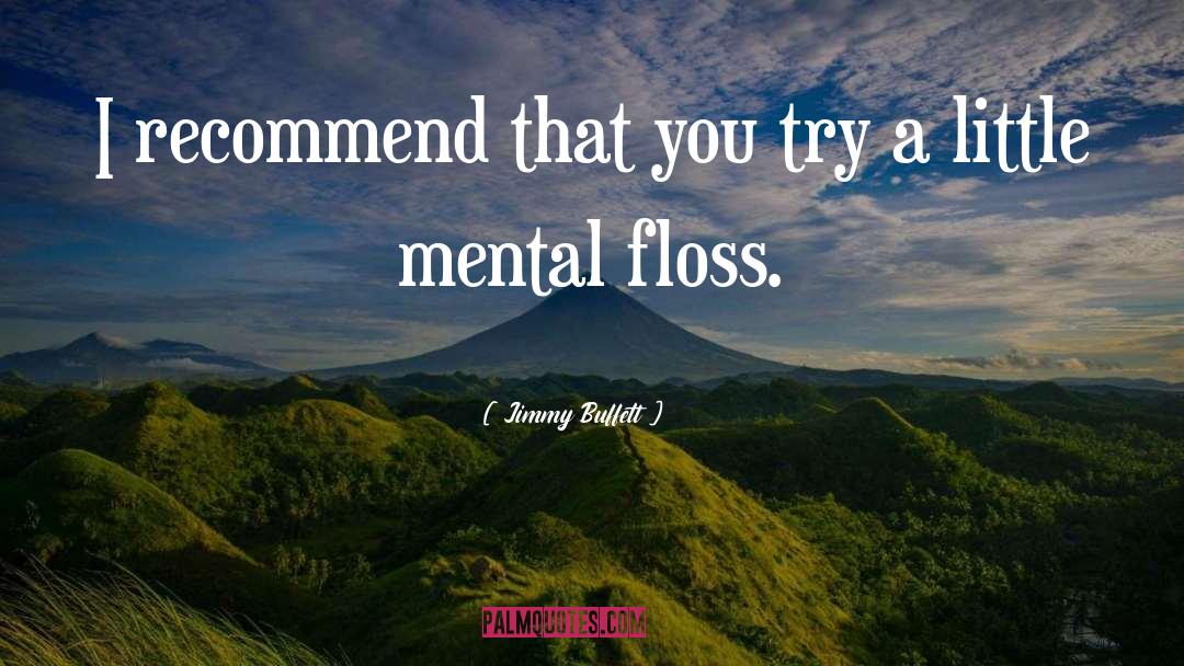 Jimmy Buffett Quotes: I recommend that you try