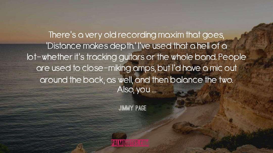Jimmy Page Quotes: There's a very old recording