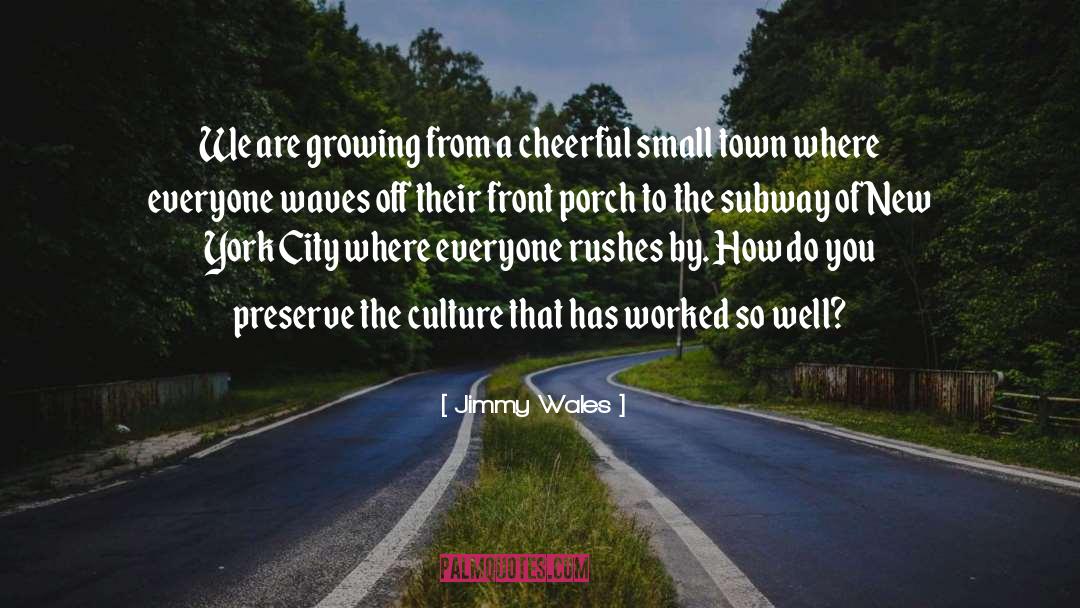Jimmy Wales Quotes: We are growing from a