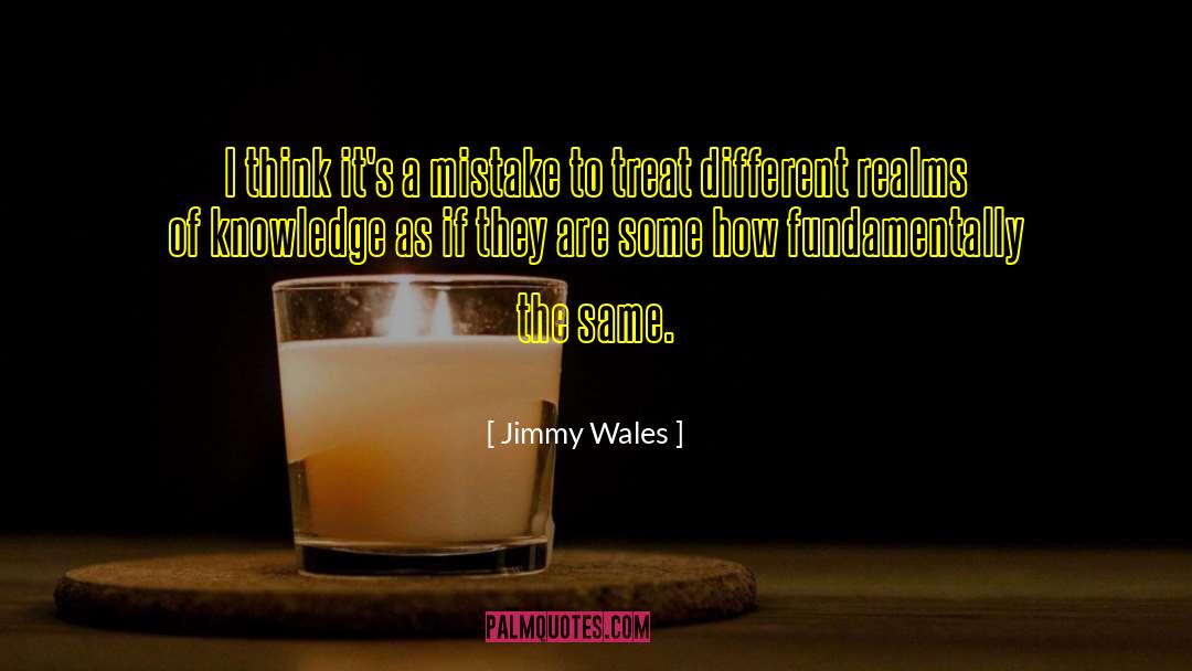 Jimmy Wales Quotes: I think it's a mistake