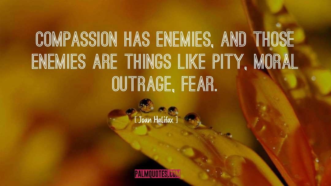 Joan Halifax Quotes: Compassion has enemies, and those