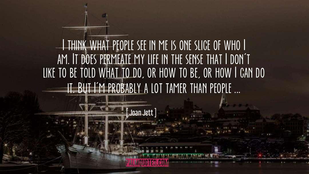 Joan Jett Quotes: I think what people see