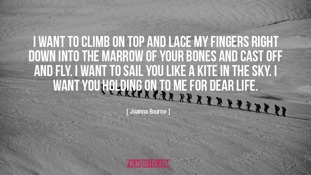 Joanna Bourne Quotes: I want to climb on