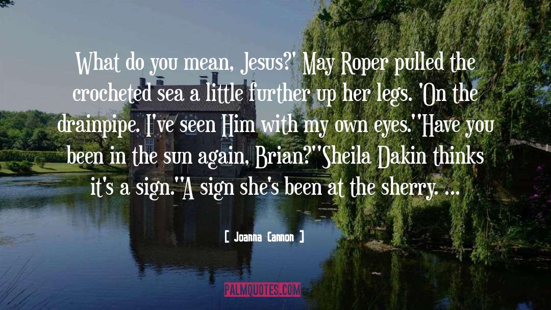 Joanna  Cannon Quotes: What do you mean, Jesus?'