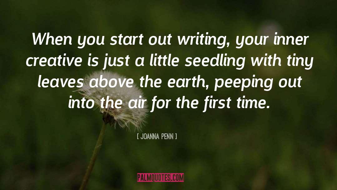 Joanna Penn Quotes: When you start out writing,