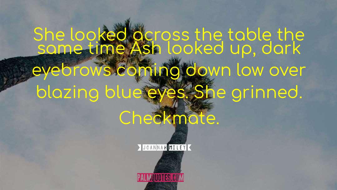 Joannah Miley Quotes: She looked across the table