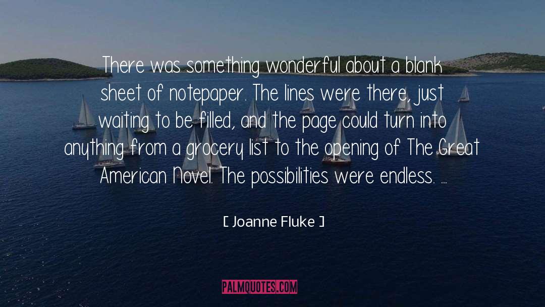 Joanne Fluke Quotes: There was something wonderful about