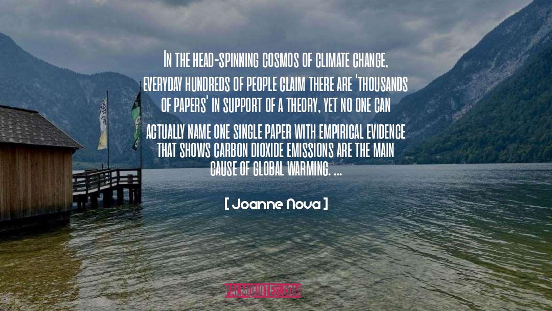 Joanne Nova Quotes: In the head-spinning cosmos of